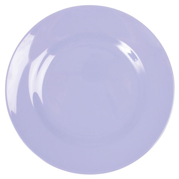 Melamine Dinner Plate in Lavender Pardon My French